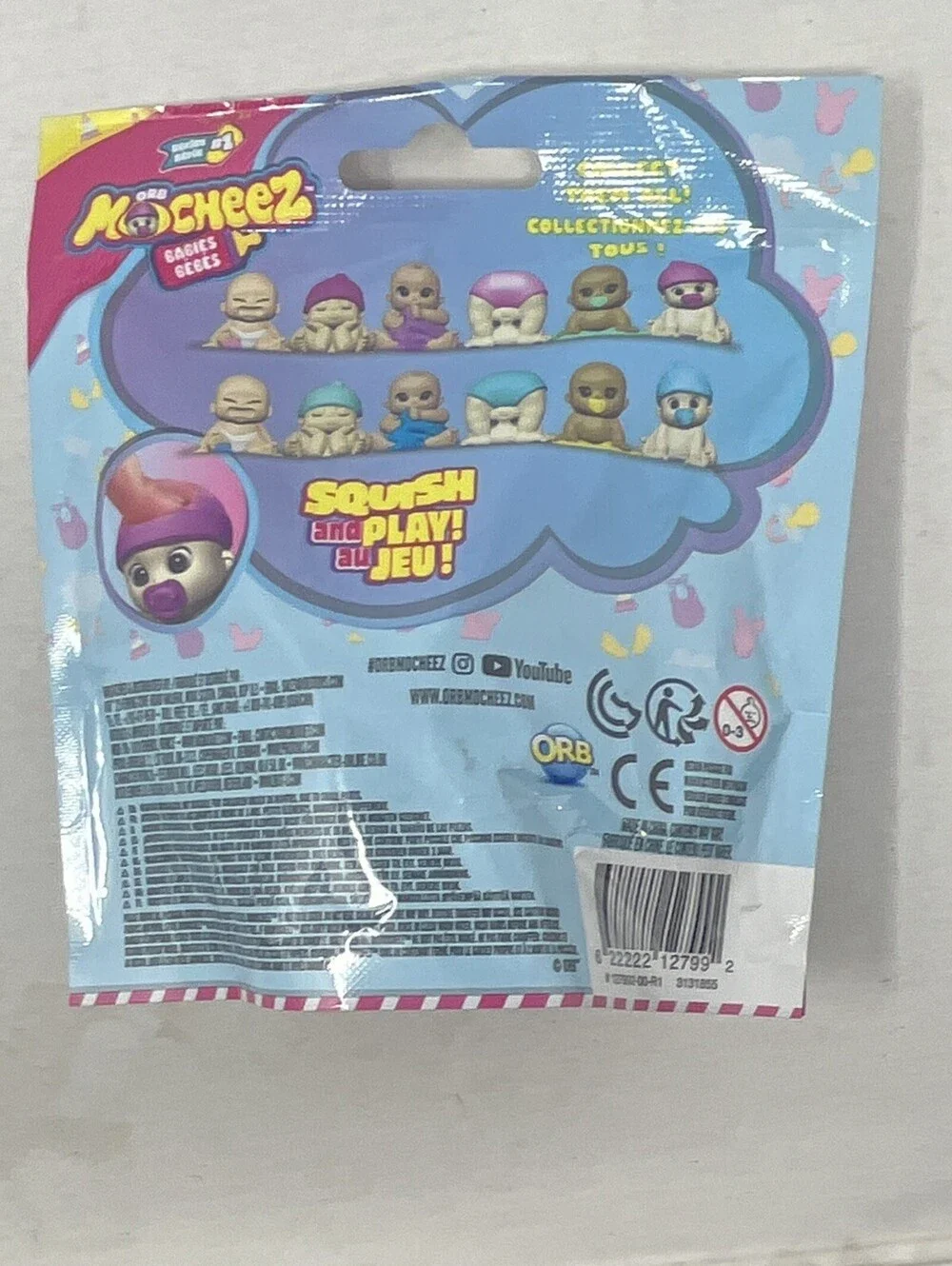 ORB MooCheez Babies Duck Figure Beige Plastic Collectible Toy 6+